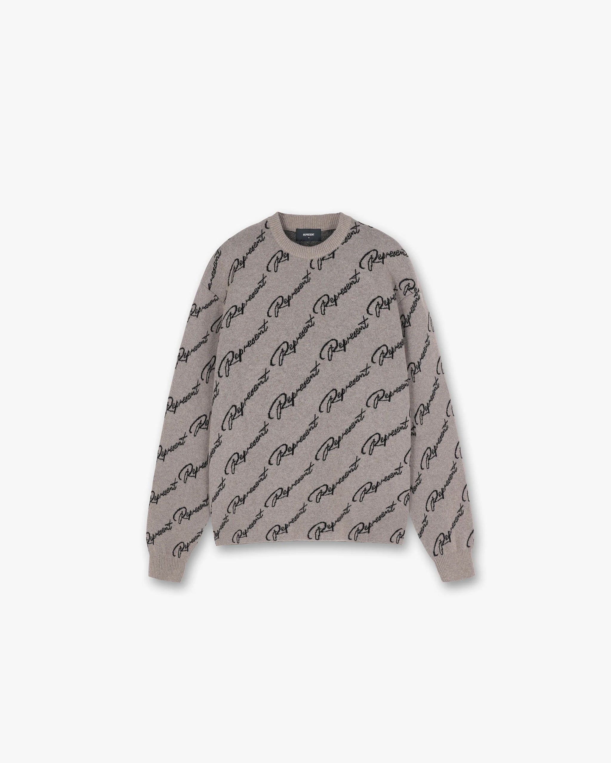 Represent Jacquard Sweater - Hazel